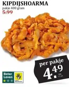 MCD Supermarkt KIPDIJSHOARMA aanbieding