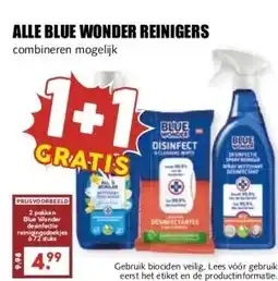MCD Supermarkt ALLE BLUE WONDER REINIGERS aanbieding