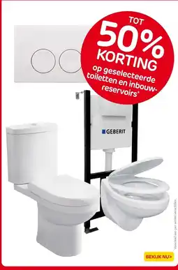 Praxis geselecteerde toiletten en inbouw- reservoirs aanbieding