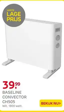 Praxis Baseline convector CH505 1800W wit aanbieding