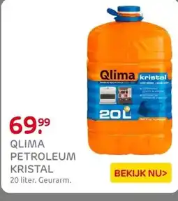 Praxis Qlima kachelbrandstof Kristal 20L aanbieding