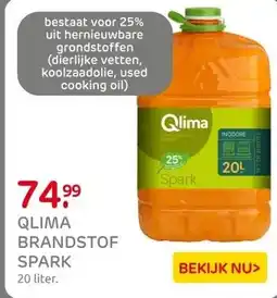 Praxis Brandstof Qlima Spark 20 L aanbieding