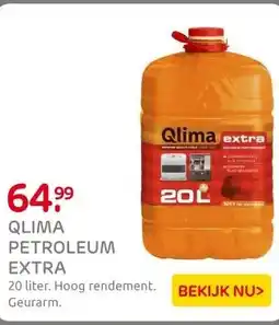 Praxis Qlima kachelbrandstof Extra 20L aanbieding