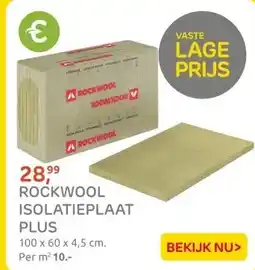 Praxis Rockwool - Bouwplaat Plus – steenwol aanbieding