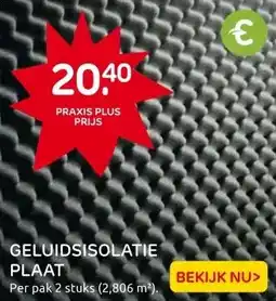 Praxis Maclean Geluidsisolatie - Plaat - aanbieding