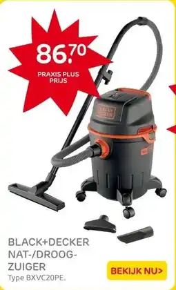 Praxis Black+Decker alleszuiger BXVC20PE 1200W aanbieding