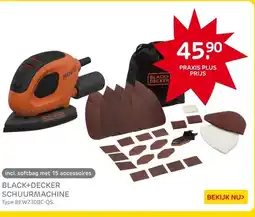Praxis Black+Decker detailschuurmachine aanbieding