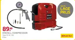 Praxis Einhell Compressor TC-AC 190 OF Set - aanbieding