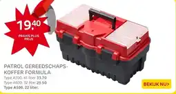 Praxis Patrol gereedschapskoffer Formula A500 aanbieding