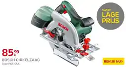 Praxis Bosch cirkelzaag PKS 55 A 1200W aanbieding