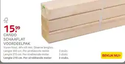 Praxis CanDo schaaflat voordeelpak vurenhout aanbieding