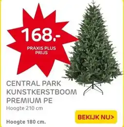 Praxis Central Park Kunstkerstboom Premium - aanbieding