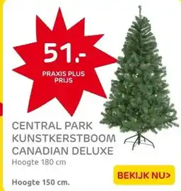 Praxis Central Park Kunstkerstboom Canadian aanbieding