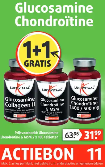 Lucovitaal Glucosamine Chondroitine aanbieding