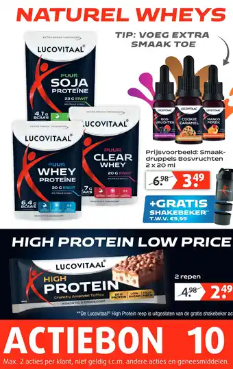 Lucovitaal NATUREL WHEYS aanbieding