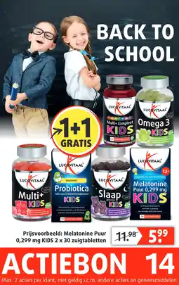 Lucovitaal BACK TO SCHOOL aanbieding