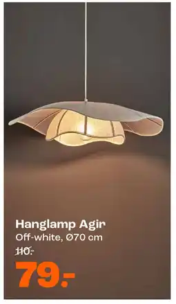 Kwantum Hanglamp Agir Off-white aanbieding
