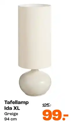 Kwantum Tafellamp Ida XL aanbieding