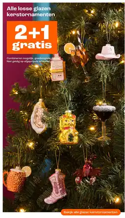 Kwantum Alle losse glazen kerstornamenten aanbieding