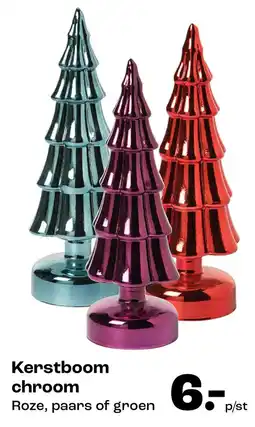 Kwantum Kerstboom chroom aanbieding