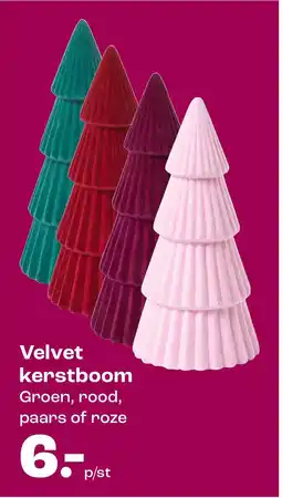Kwantum Velvet kerstboom aanbieding