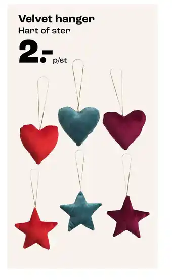 Kwantum Velvet hanger aanbieding