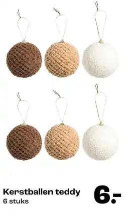 Kwantum Kerstballen teddy aanbieding