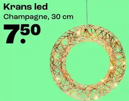 Kwantum Krans led Champagne aanbieding