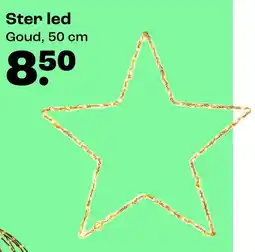 Kwantum Ster led Goud aanbieding