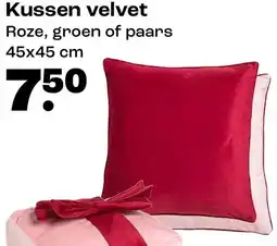Kwantum Kussen velvet aanbieding