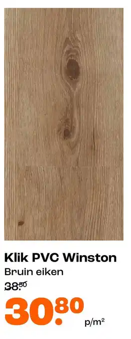 Kwantum Klik PVC Winston aanbieding