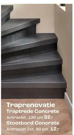 Kwantum Traprenovatie Traptrede Concrete aanbieding