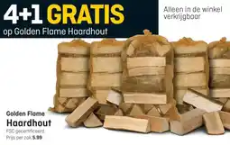 Hubo Golden Flame Haardhout aanbieding