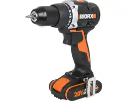 Hornbach WORX Accu klopboor-/schroefmachine WX102.2 (Incl. 2x 2,0Ah + lader) en 75-delige accessoireset aanbieding