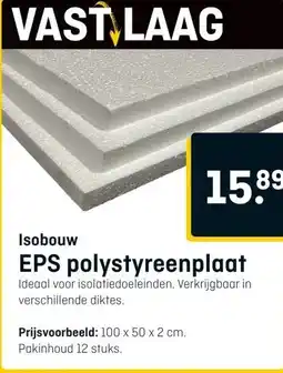 Hubo Isobouw EPS polystyreenplaat aanbieding
