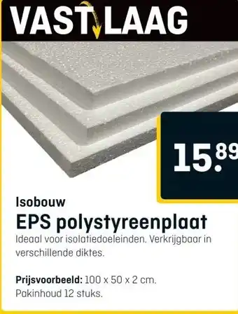 Hubo Isobouw EPS polystyreenplaat aanbieding