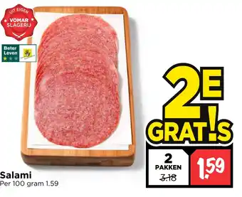 Vomar Voordeelmarkt Salami aanbieding