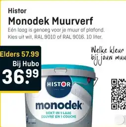 Hubo Histor Monodek Muurverf aanbieding
