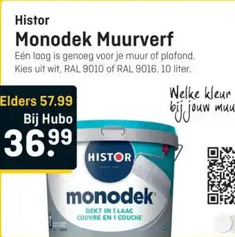 Hubo Histor Monodek Muurverf aanbieding