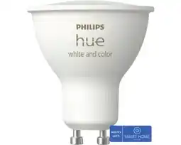 Hornbach PHILIPS Hue White and Color Ambiance LED-lamp GU10/4,2W RGBW aanbieding