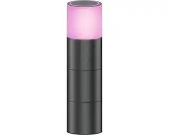 Hornbach CALEX Smart Outdoor LED tuinpaal 28 cm RGB+CCT zwart aanbieding