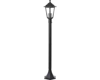 Hornbach LALUMI Tuinlantaarn Carleen 100 cm zwart aanbieding
