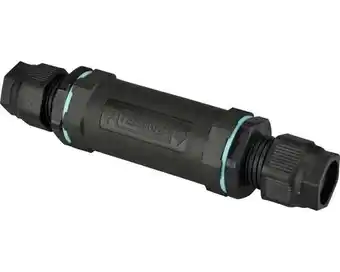 Hornbach Kabelverbinder voor kabel 3x4,0 mm² IP68 kunststof zwart aanbieding