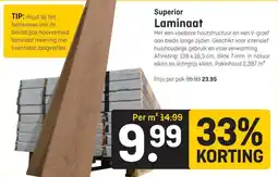 Hubo Superior Laminaat aanbieding