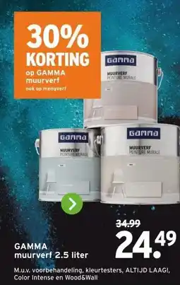 GAMMA GAMMA muurverf aanbieding