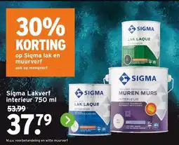 GAMMA Sigma Lakverf interieur aanbieding