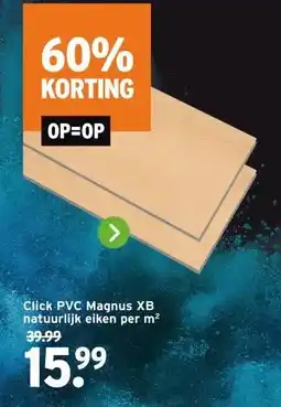 GAMMA Click PVC Magnus XB natuurlijk eiken aanbieding
