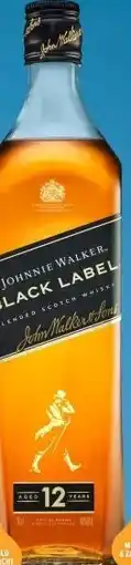 Gall & Gall Johnnie Walker Black Label 70CL aanbieding