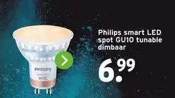 GAMMA Philips smart LED spot GU10 tunable dimbaar aanbieding