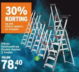 GAMMA Altrex huishoudtrap Double Decker 3 treden aanbieding